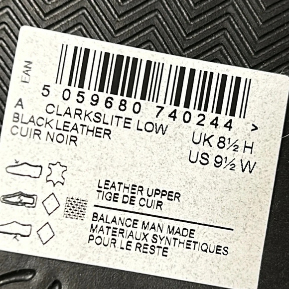 Clark’s leather shoes.9.5W, NEW!black Oxford ,Clarkslite low , career ,event - Picture 11 of 15